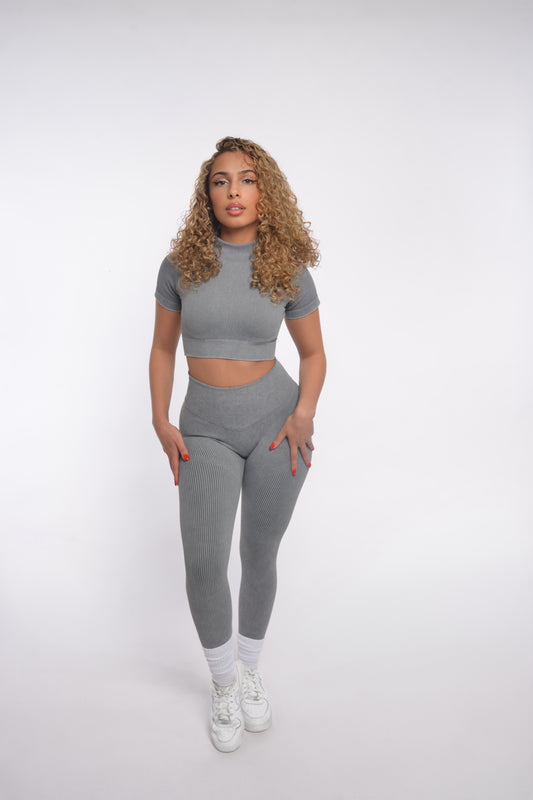 Top SEAMLESS gris